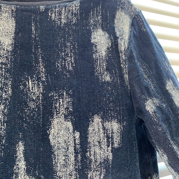 COS Denim Printed Top - Picture 3 of 11